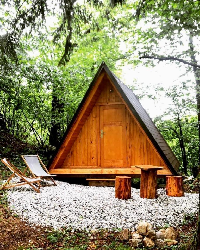 Glamping Krn Hotell Kobarid Eksteriør bilde